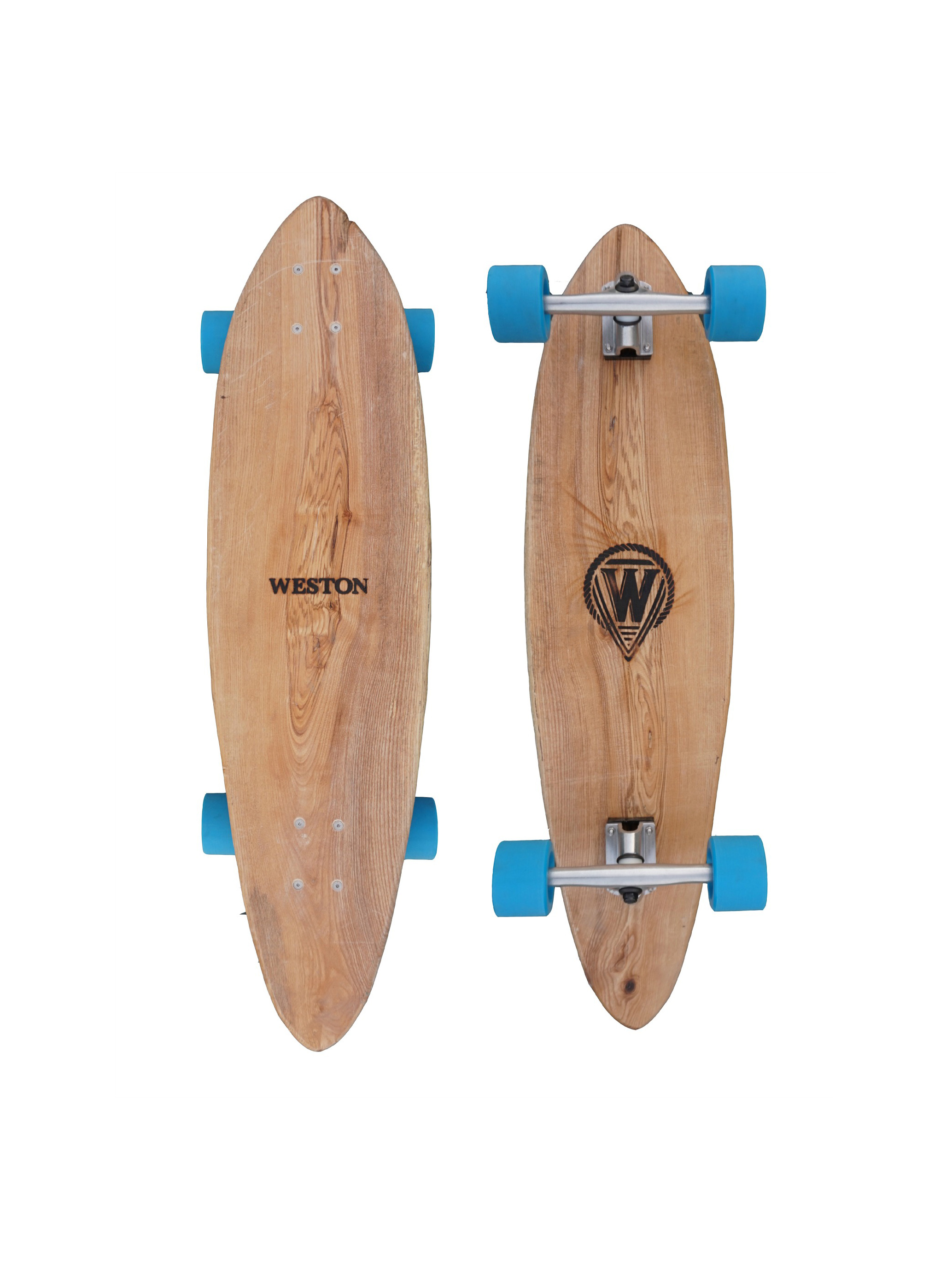 weston longboard wooden skateboard